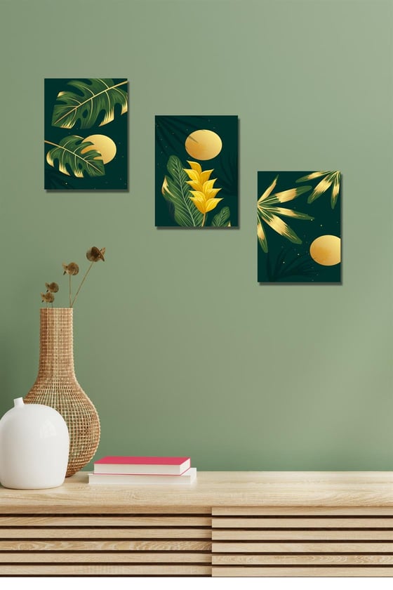 Botanik 3'lü tablo seti