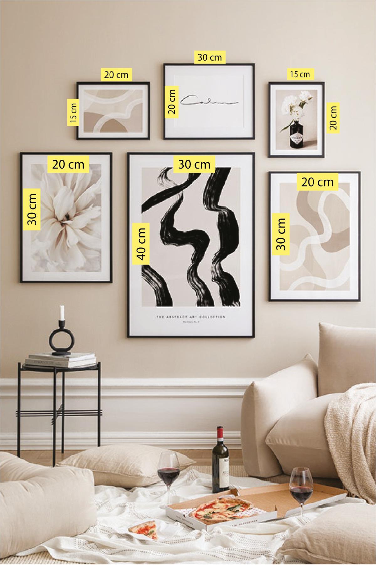 6 Parça Siyah Beyaz Gül Ve Siyah Şekil Tarzında (SİYAH ÇERÇEVE GÖRÜNÜMLÜ) Tablo Seti 6 Parça Siyah Beyaz Gül Ve Siyah Şekil Tarzında (SİYAH ÇERÇEVE GÖRÜNÜMLÜ) Tablo Seti