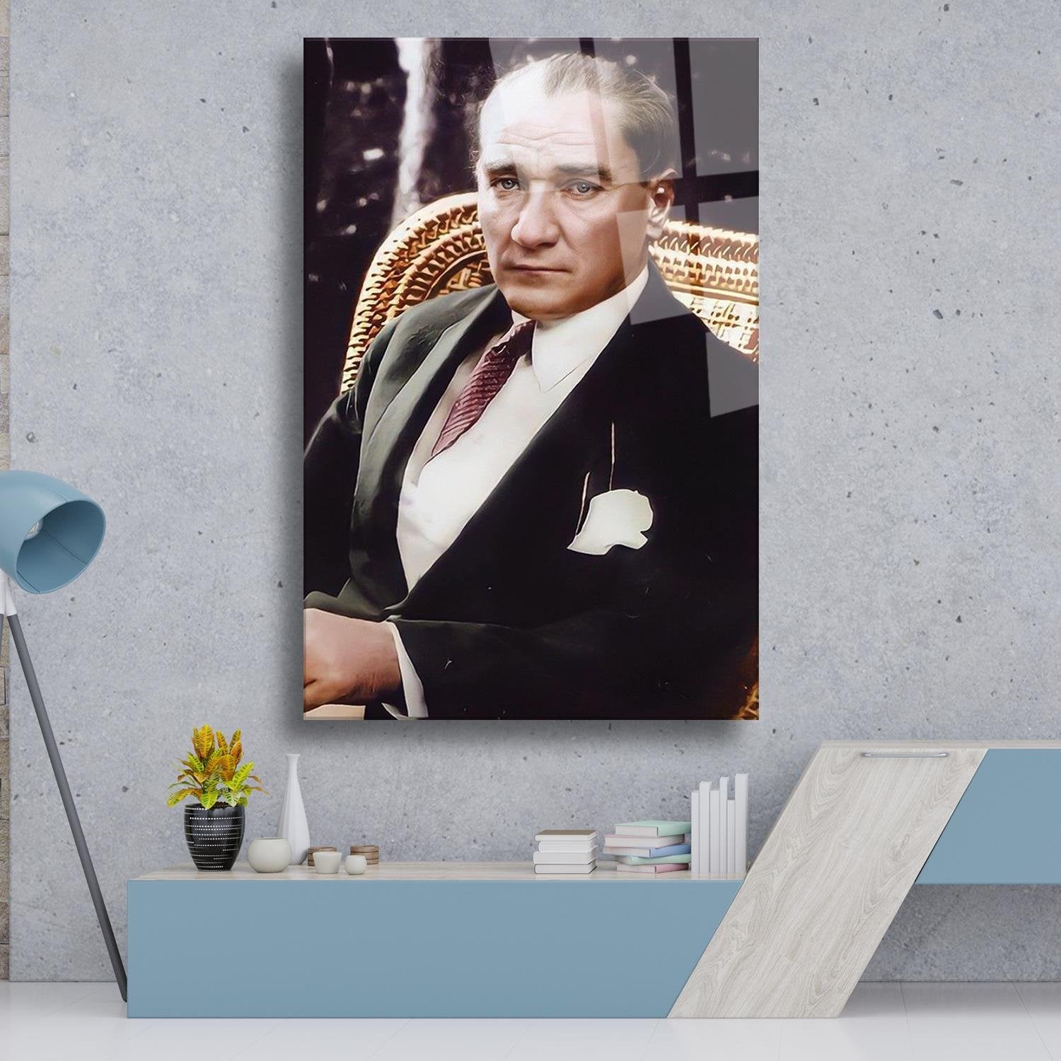 Atatürk Serisi Dayanıklı Cam Tablo