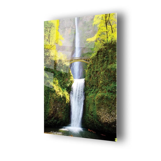 Şelale Temalı Cam Tablo
