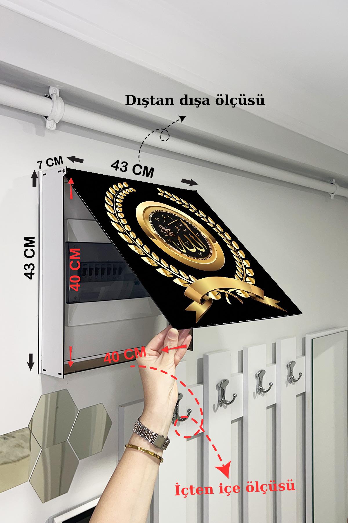 SİGORTA SAKLAMA KUTUSU AYNI ZAMANDA DİNİ TABLOLAR 43X43 CM