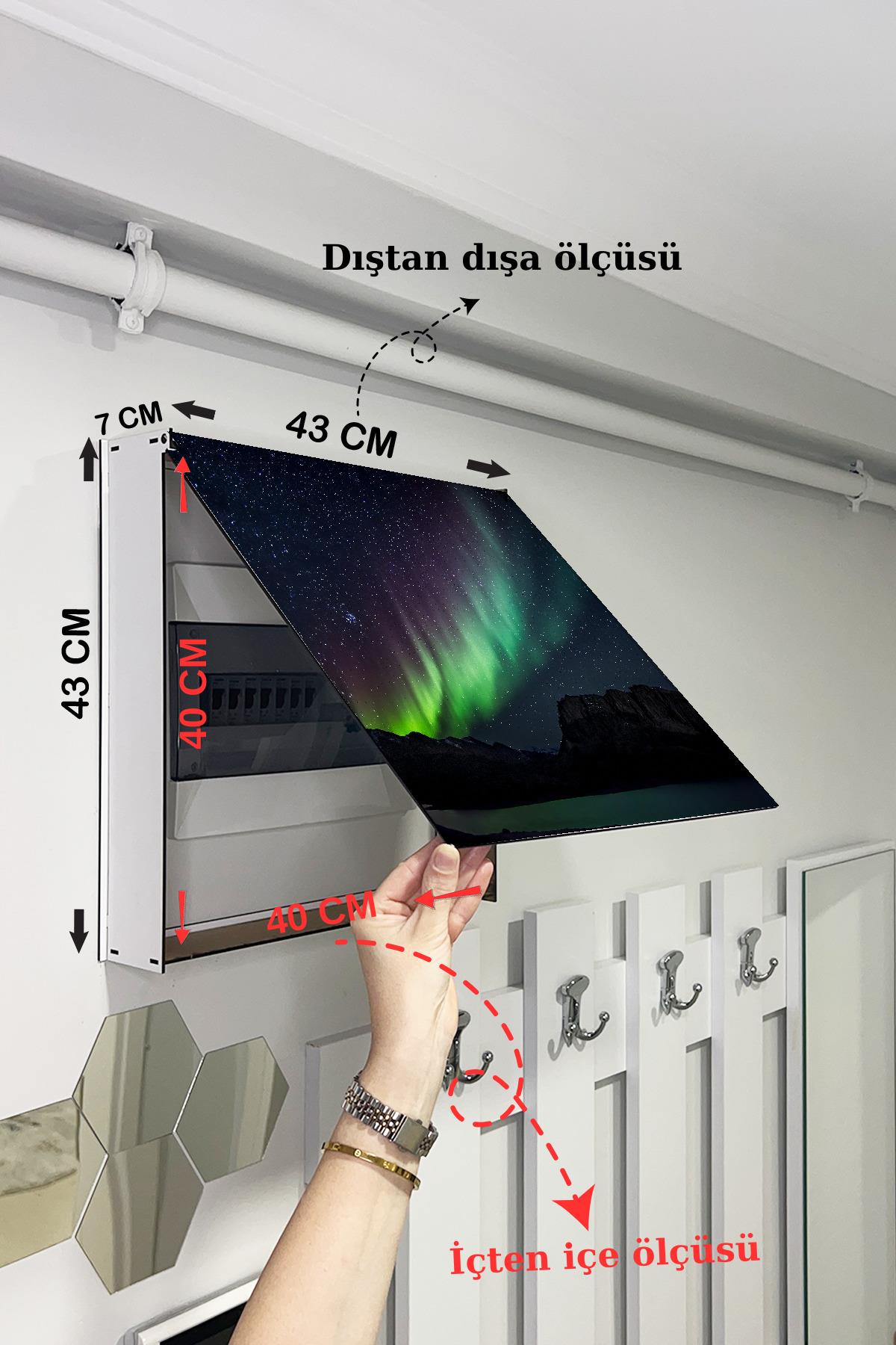 SİGORTA SAKLAMA KUTUSU AYNI ZAMANDA MANZARALI TABLOLAR 43X43 CM