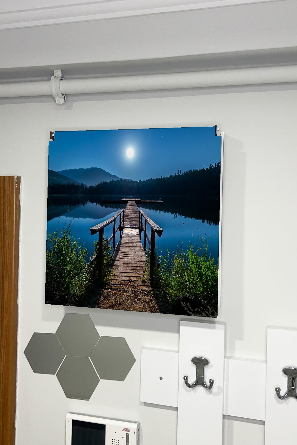 SİGORTA SAKLAMA KUTUSU AYNI ZAMANDA MANZARALI TABLOLAR 43X43 CM