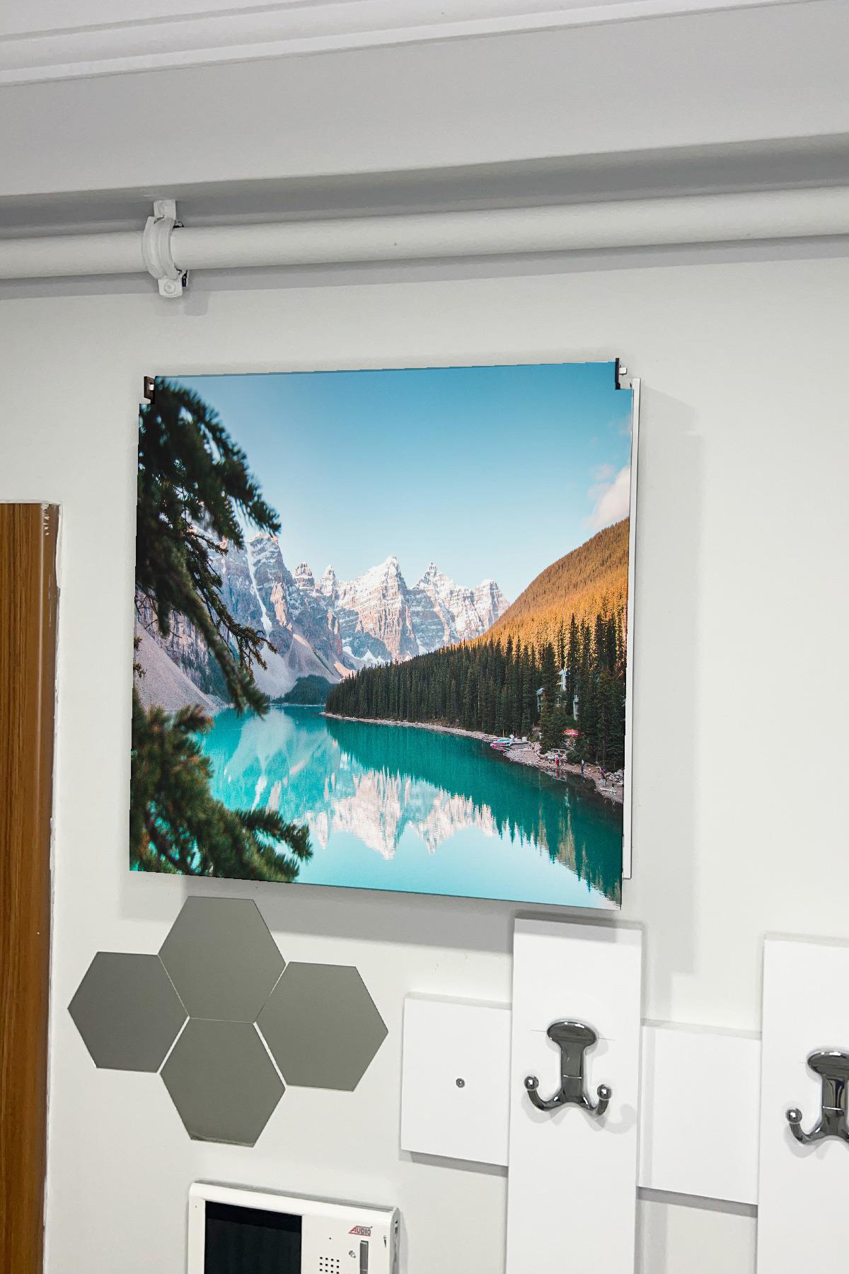 SİGORTA SAKLAMA KUTUSU AYNI ZAMANDA MANZARALI TABLOLAR 43X43 CM