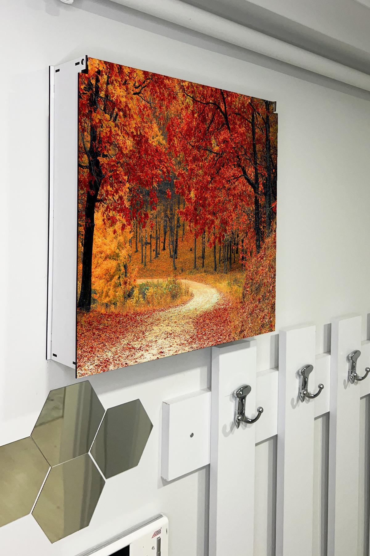 SİGORTA SAKLAMA KUTUSU AYNI ZAMANDA MANZARALI TABLOLAR 43X43 CM