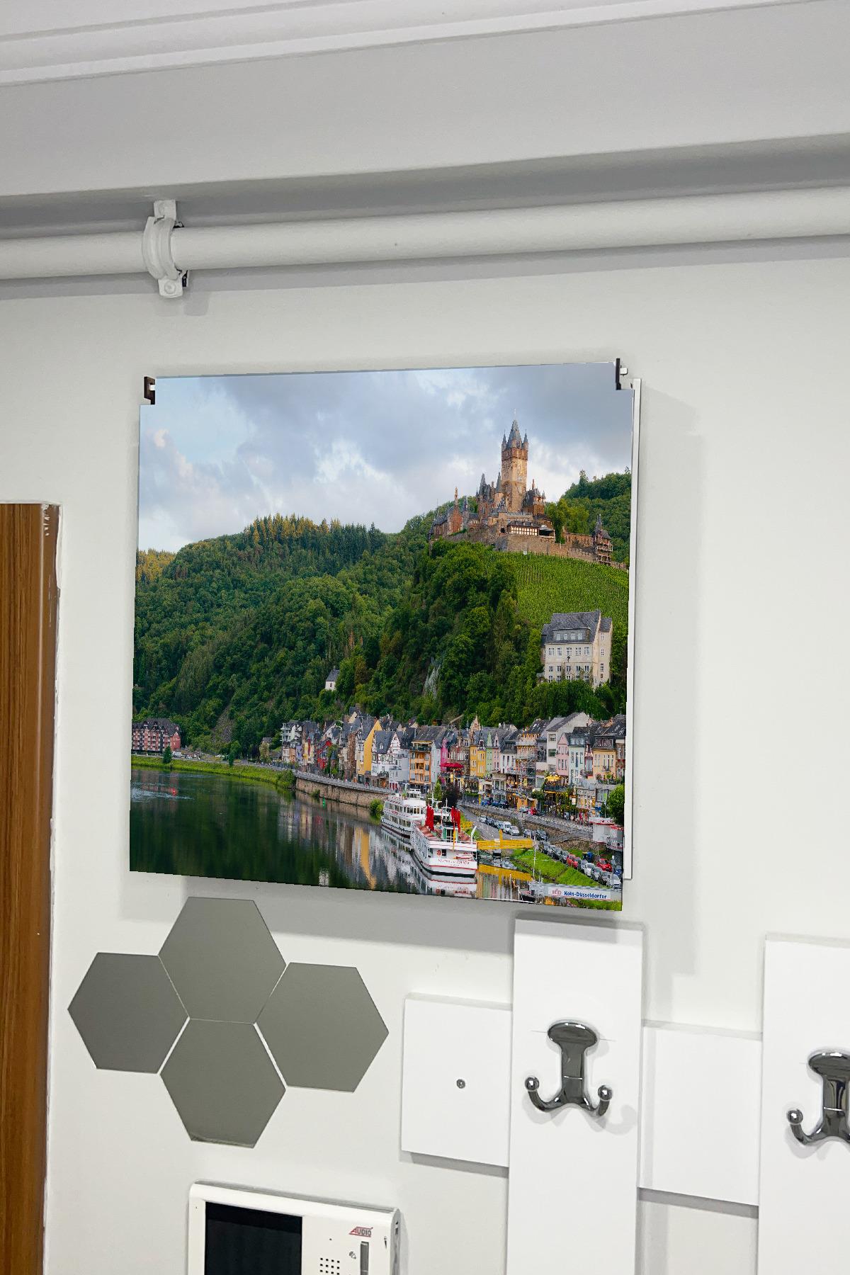 SİGORTA SAKLAMA KUTUSU AYNI MANZARALI TABLOLAR 43X43 CM