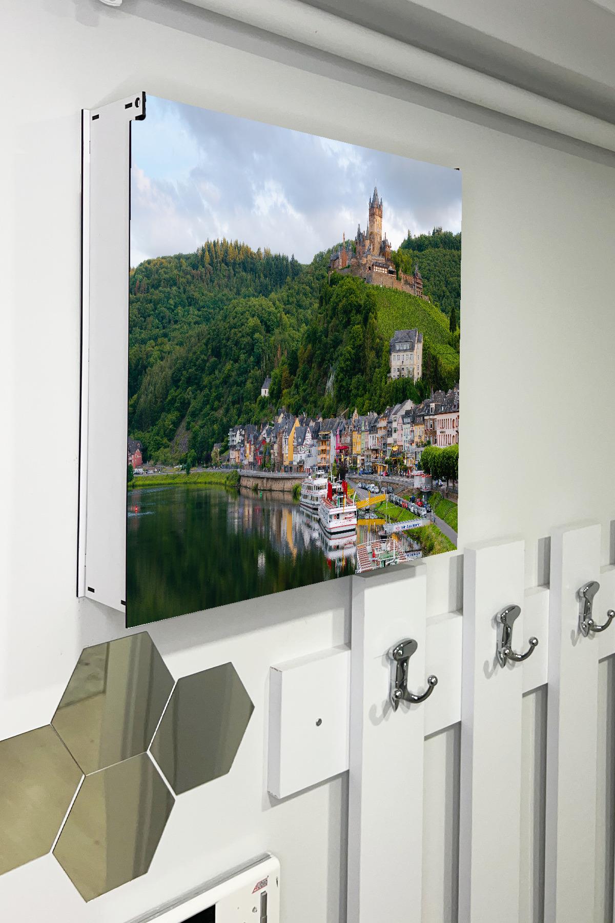 SİGORTA SAKLAMA KUTUSU AYNI MANZARALI TABLOLAR 43X43 CM