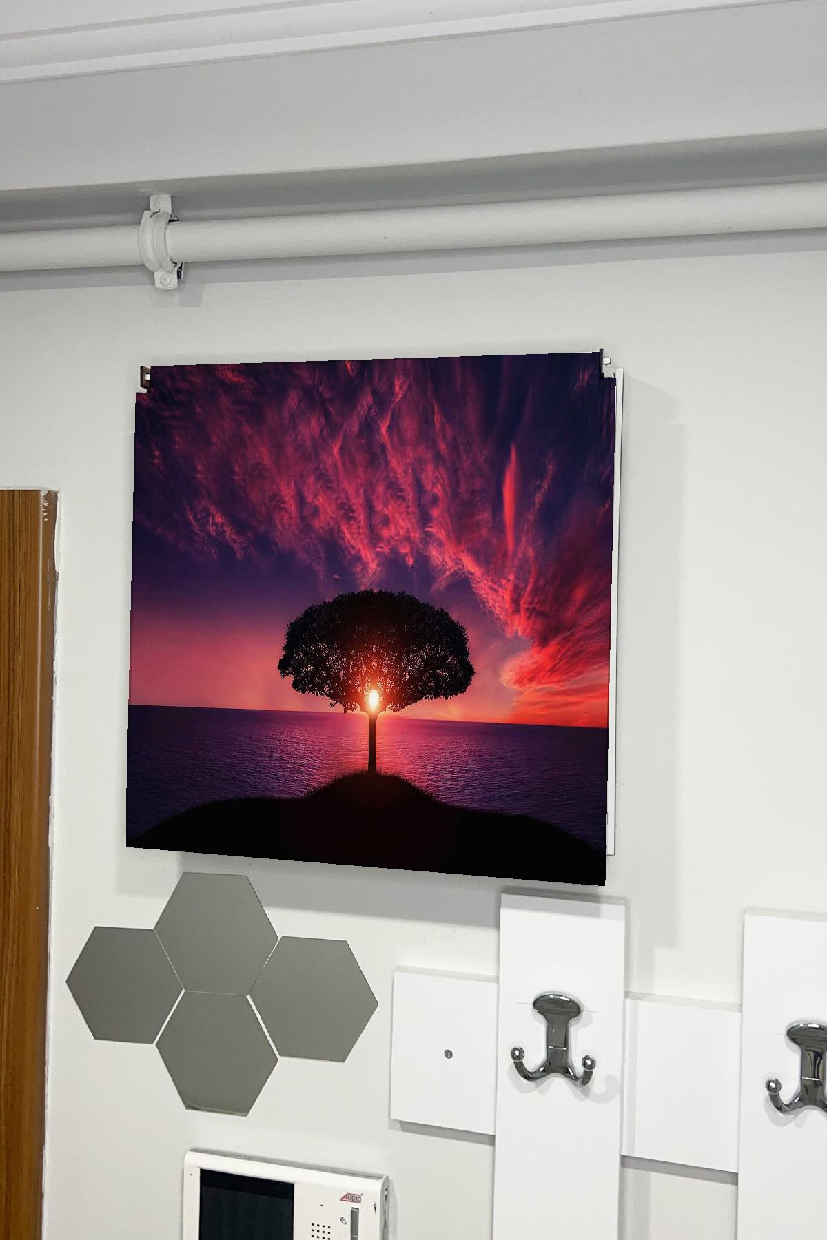 SİGORTA SAKLAMA KUTUSU AYNI ZAMANDA MANZARALI TABLOLAR 43X43 CM