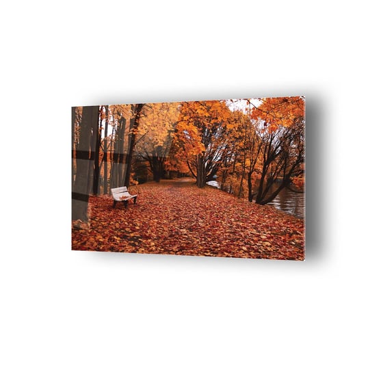 Sonbahar Temalı Cam Tablo