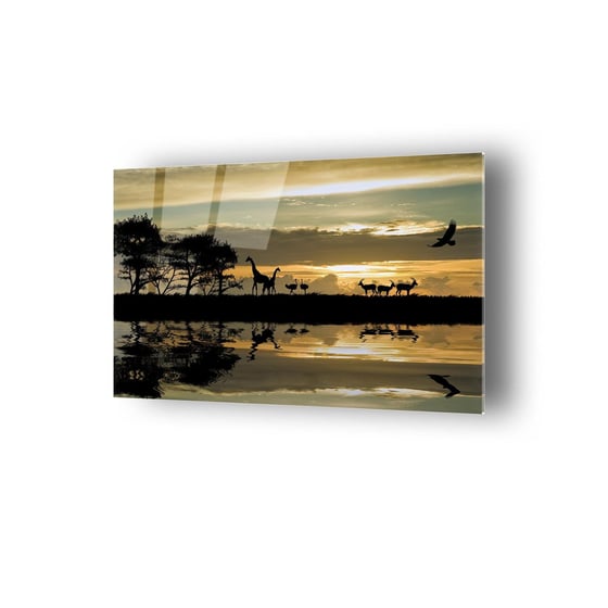 Vahşi Yaşam Temalı Cam Tablo