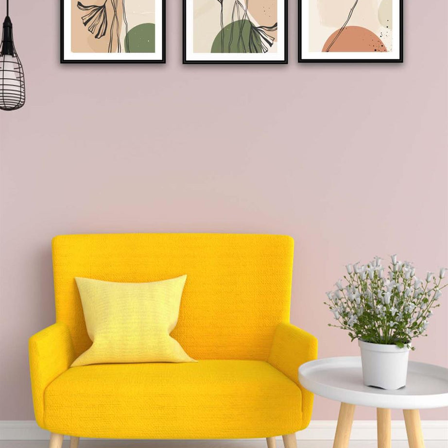 3 Parça Artline Çiçek Tasarım Uv Baskı Mdf Tablo Seti