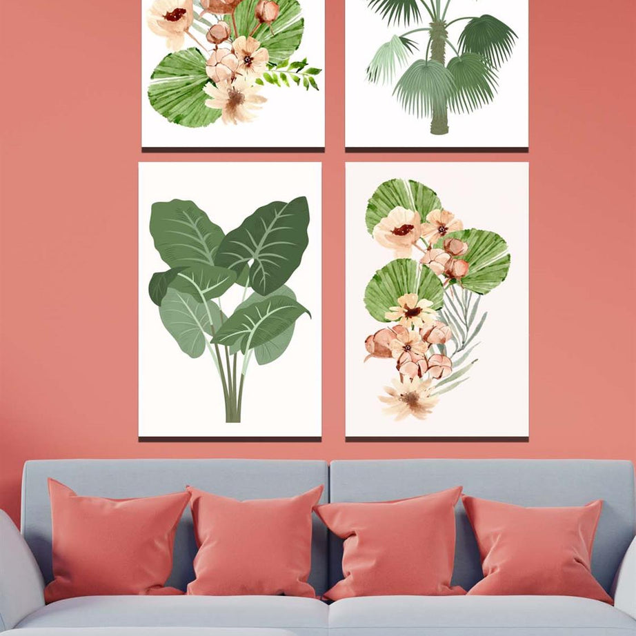 4 Parça tropic set tablo