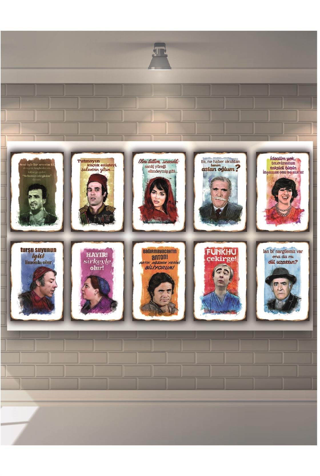 Sebastian Bana Sevgili Falan Deil Ahşap Poster