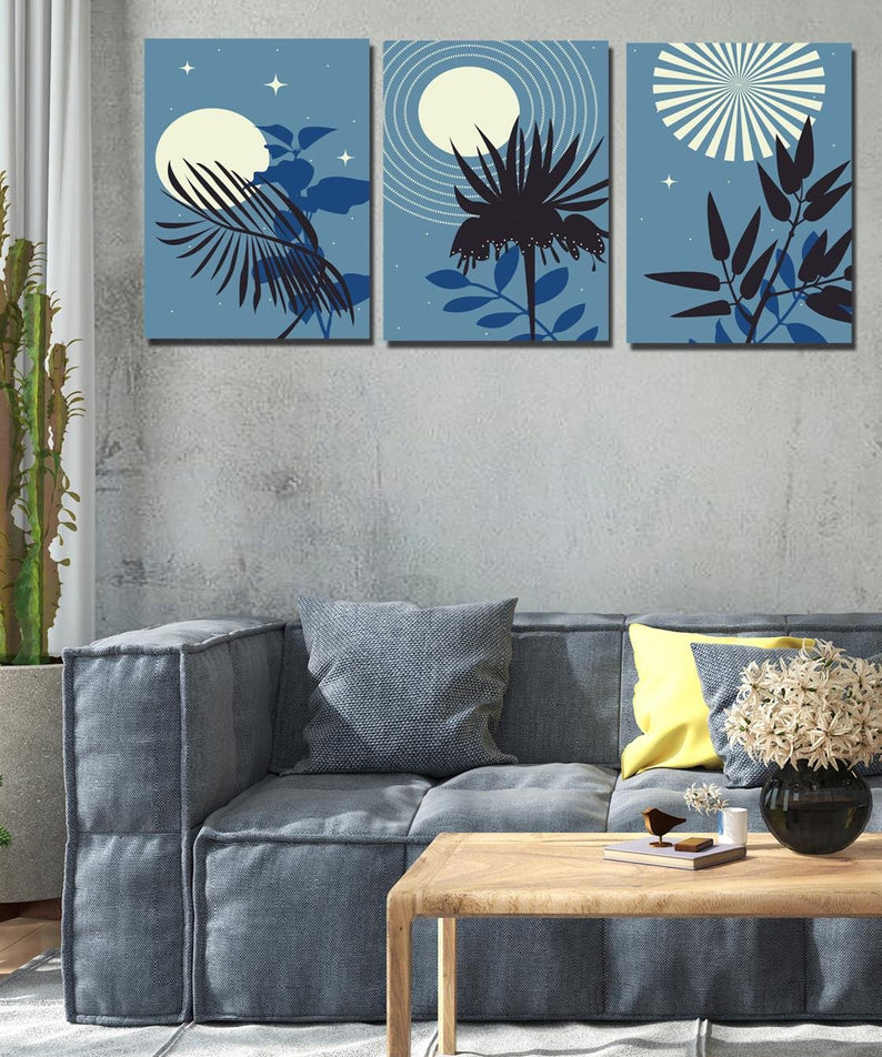 3 Parça sanatsal tablo seti