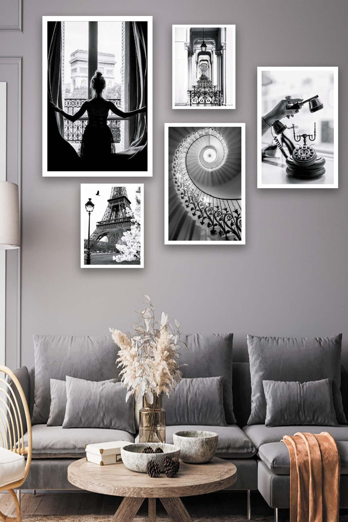 Eyfel kulesi Temalı Tablo Seti