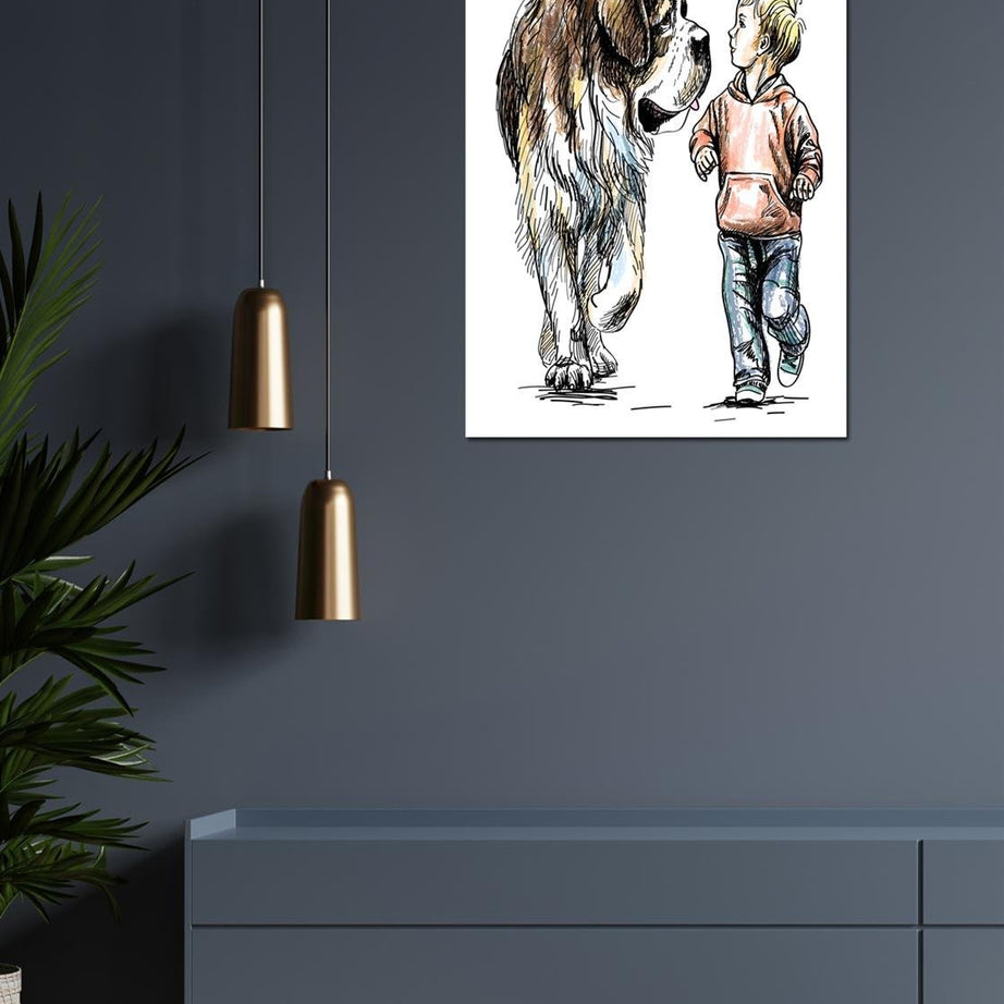 30x40 çizgisel sanatsal tablo