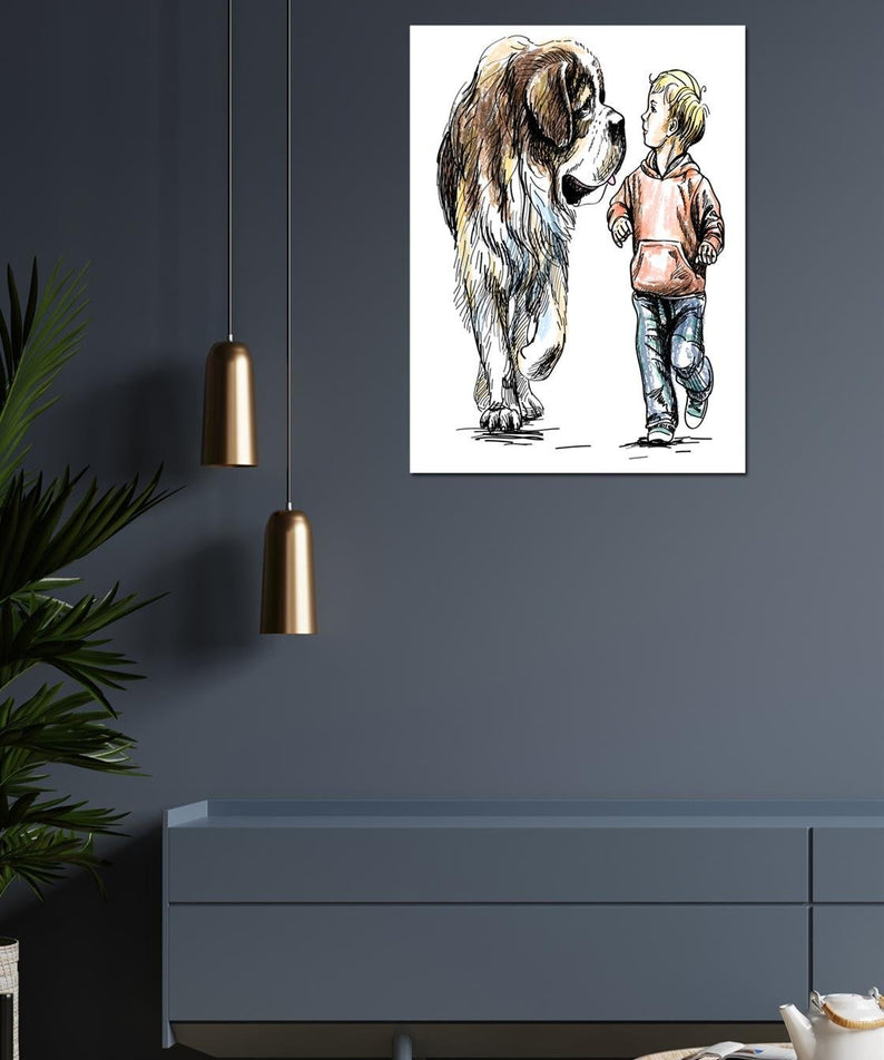 30x40 çizgisel sanatsal tablo