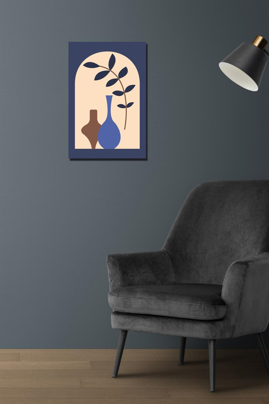 Sanatsal tek parça tablo