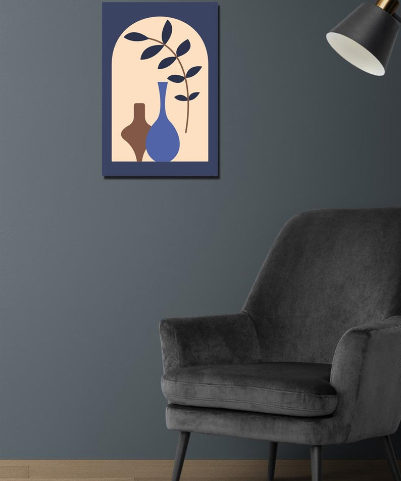 Sanatsal tek parça tablo