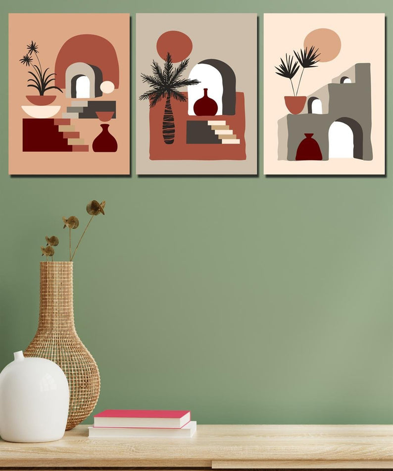 3 parça minimalist tablo seti