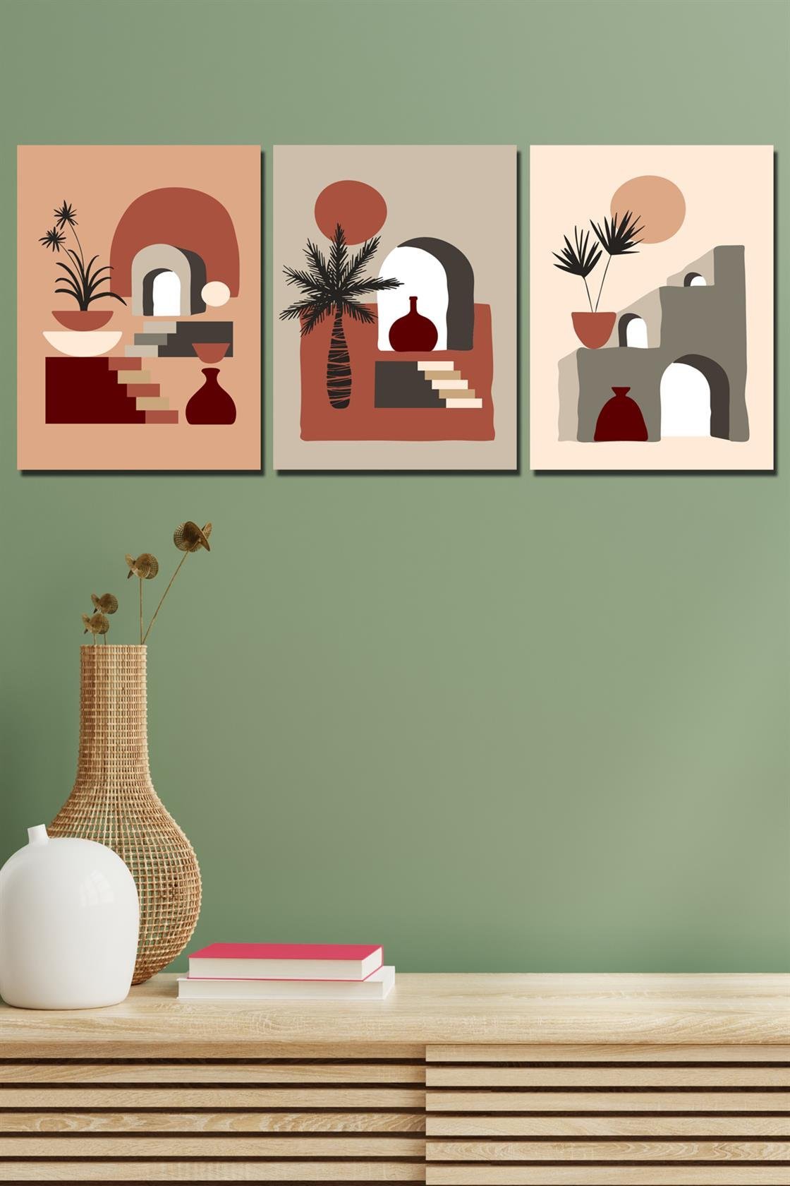 3 parça minimalist tablo seti