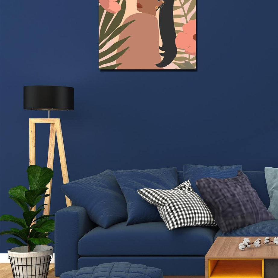 Botanik kadın portre 30x40 tablo
