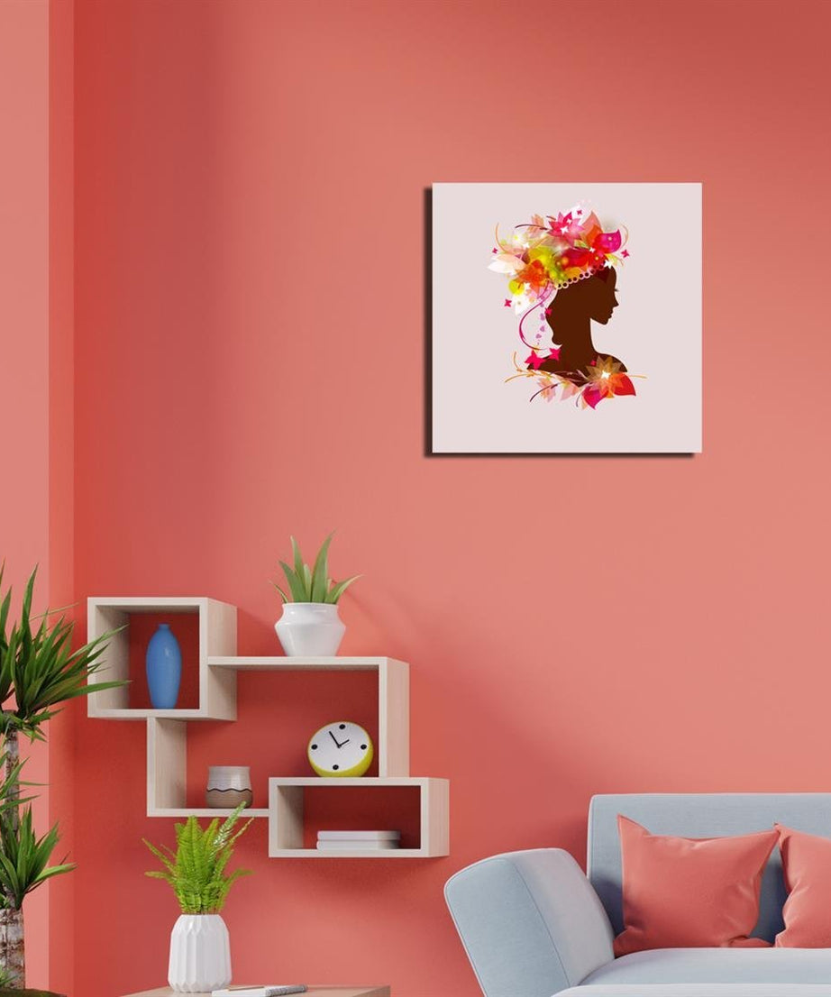 30x30 Kadın portre dijital baskı tablo