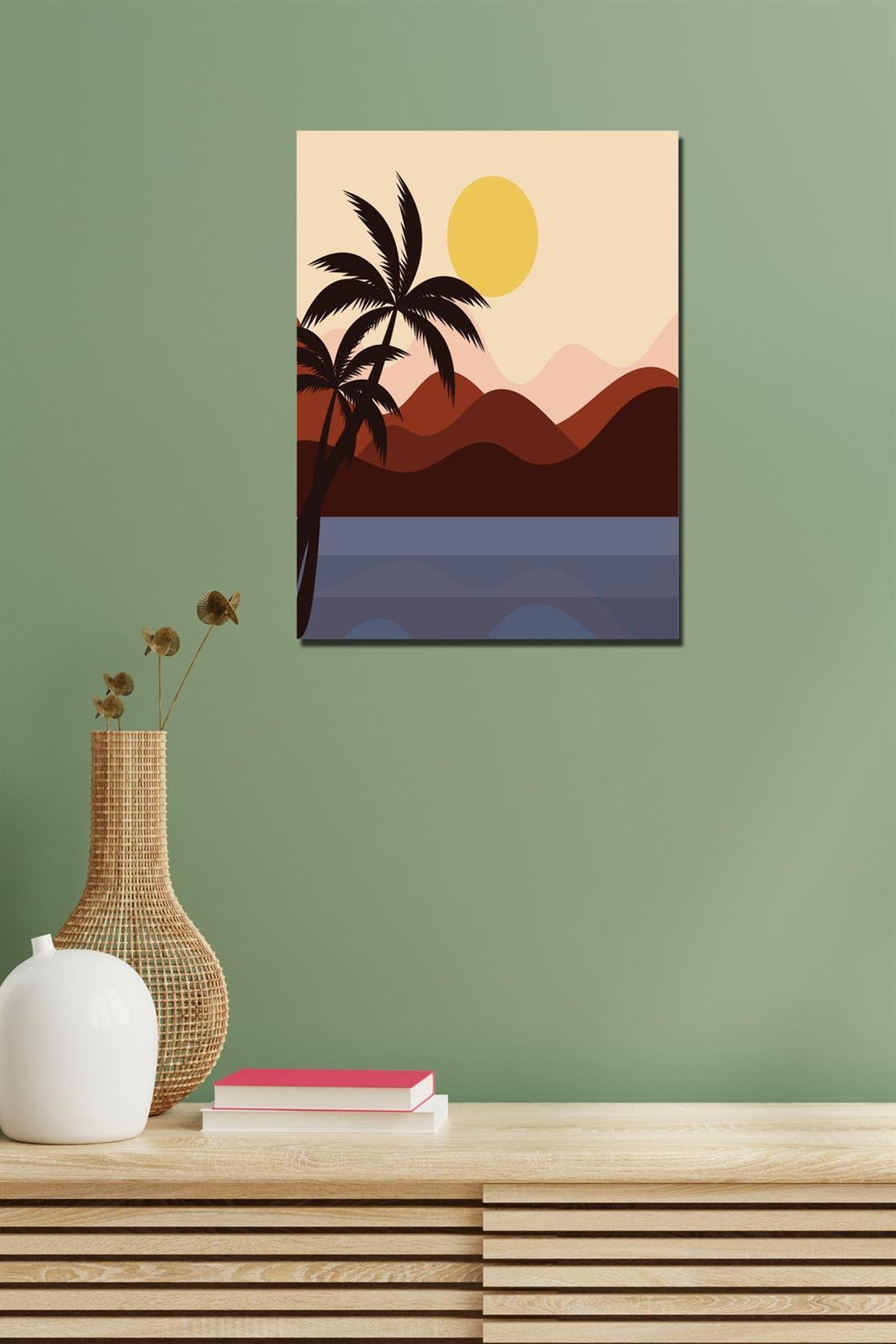 30x40 Manzara illustration tablo