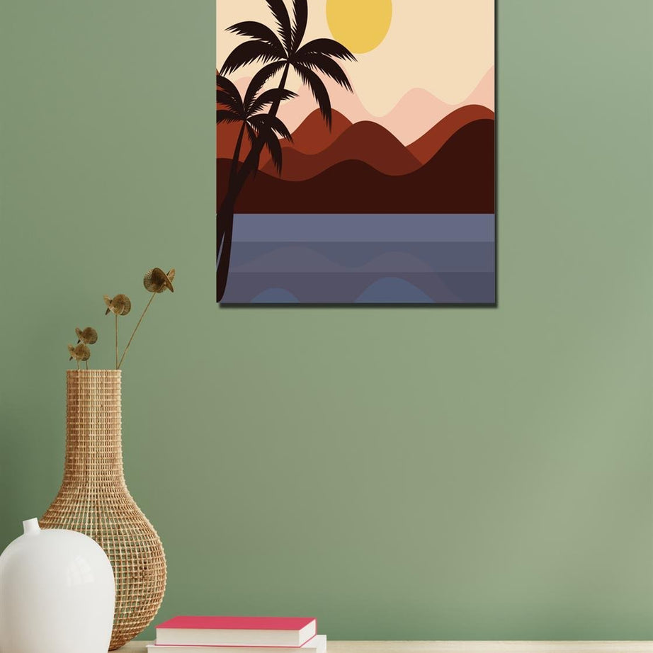 30x40 Manzara illustration tablo
