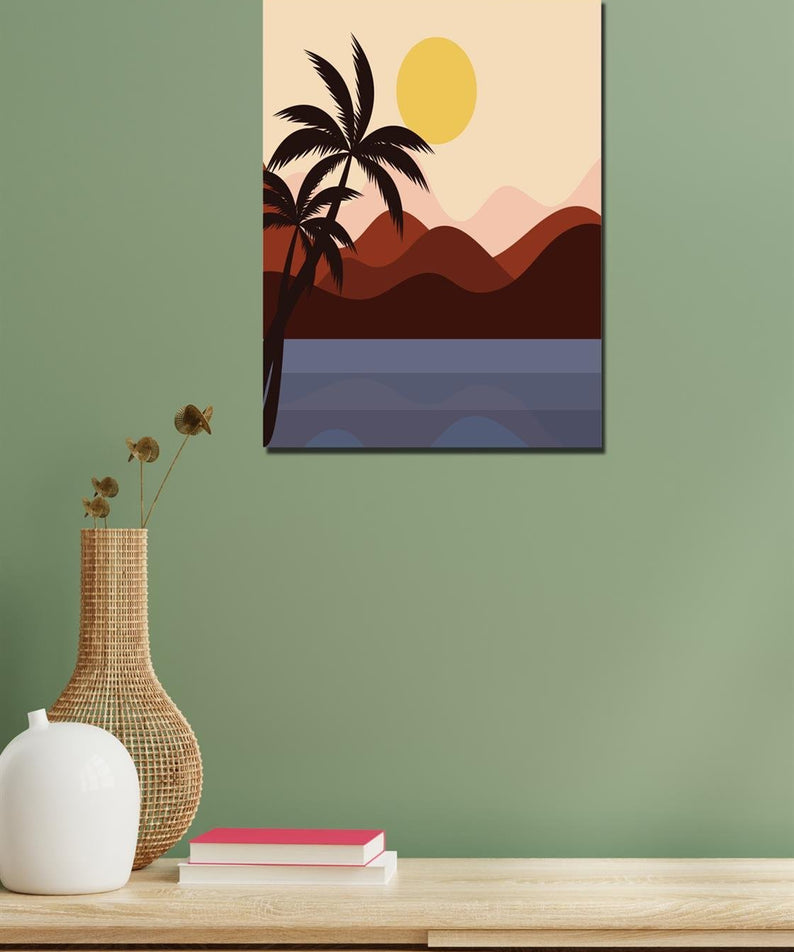 30x40 Manzara illustration tablo