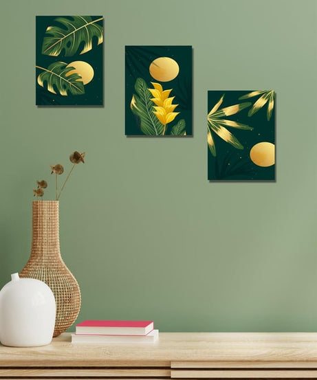 Botanik 3'lü tablo seti