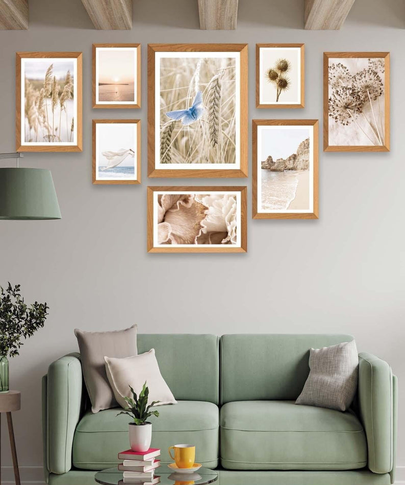 Doğa Ve Modern Sanatın Buluşması Tablo Seti