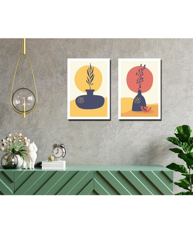 2'li modern tablo seti