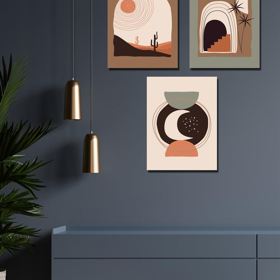 3 parça minimalist tablo seti