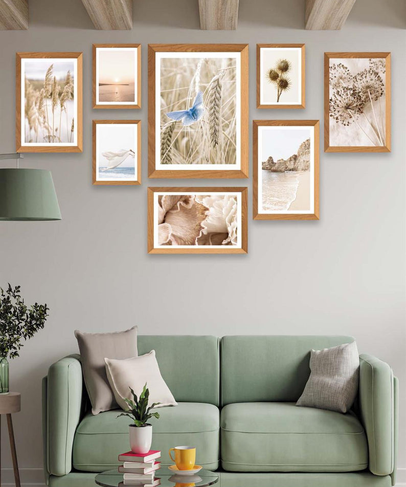 Doğa Ve Modern Sanatın Buluşması Tablo Seti