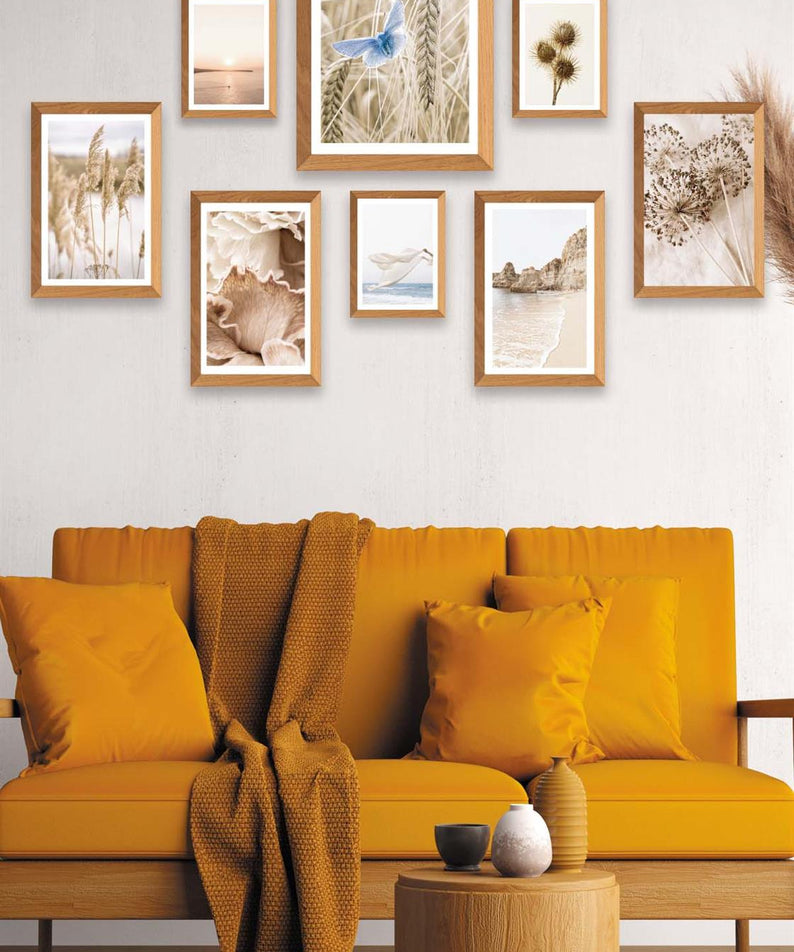 Doğa Ve Modern Sanatın Buluşması Tablo Seti