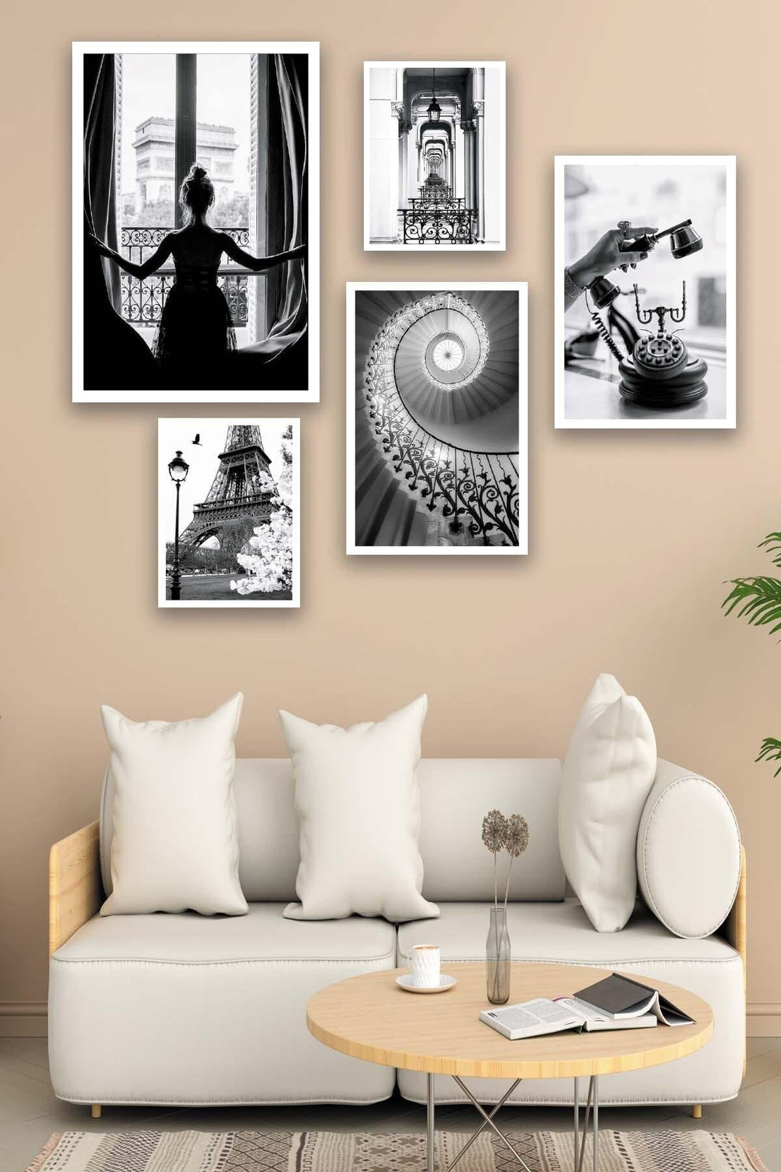 Eyfel kulesi Temalı Tablo Seti