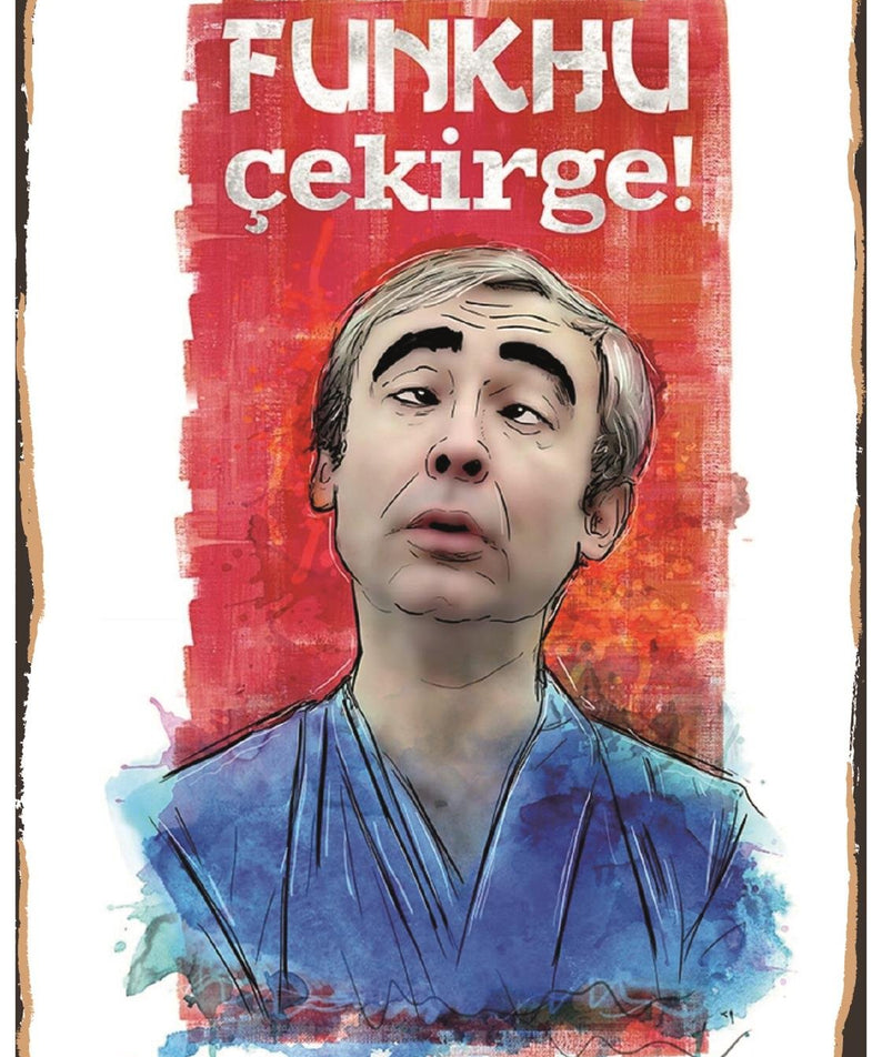 Funkhu Çekirge Ahşap Poster