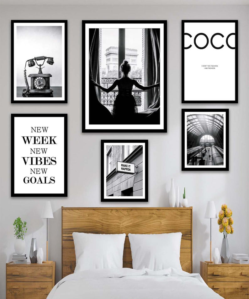 Modern Sanat Tasarım Temalı Tablo Seti