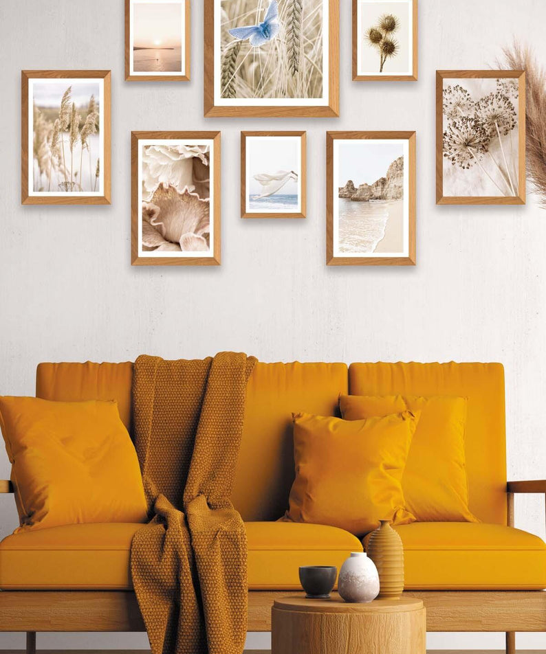 Doğa Ve Modern Sanatın Buluşması Tablo Seti