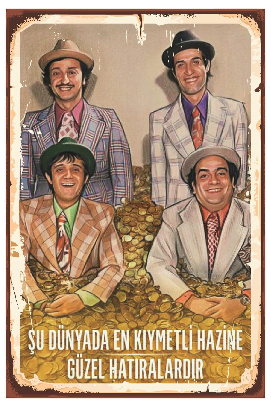 Şu Dünyada En Kıymetli Hazine Ahşap Poster