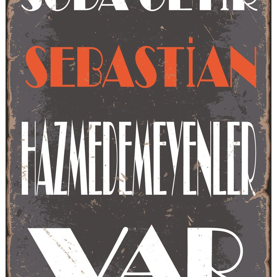 Soda Getir Sebastian Ahşap Poster