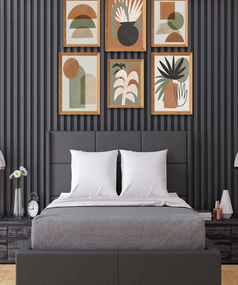 6 Parça Bohem Tarzında Tablo Seti