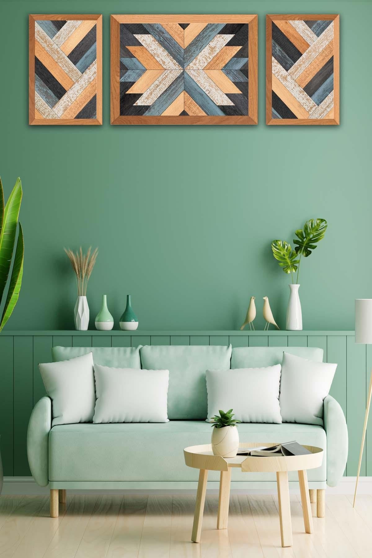 Parke Deseni Temalı Tablo Seti