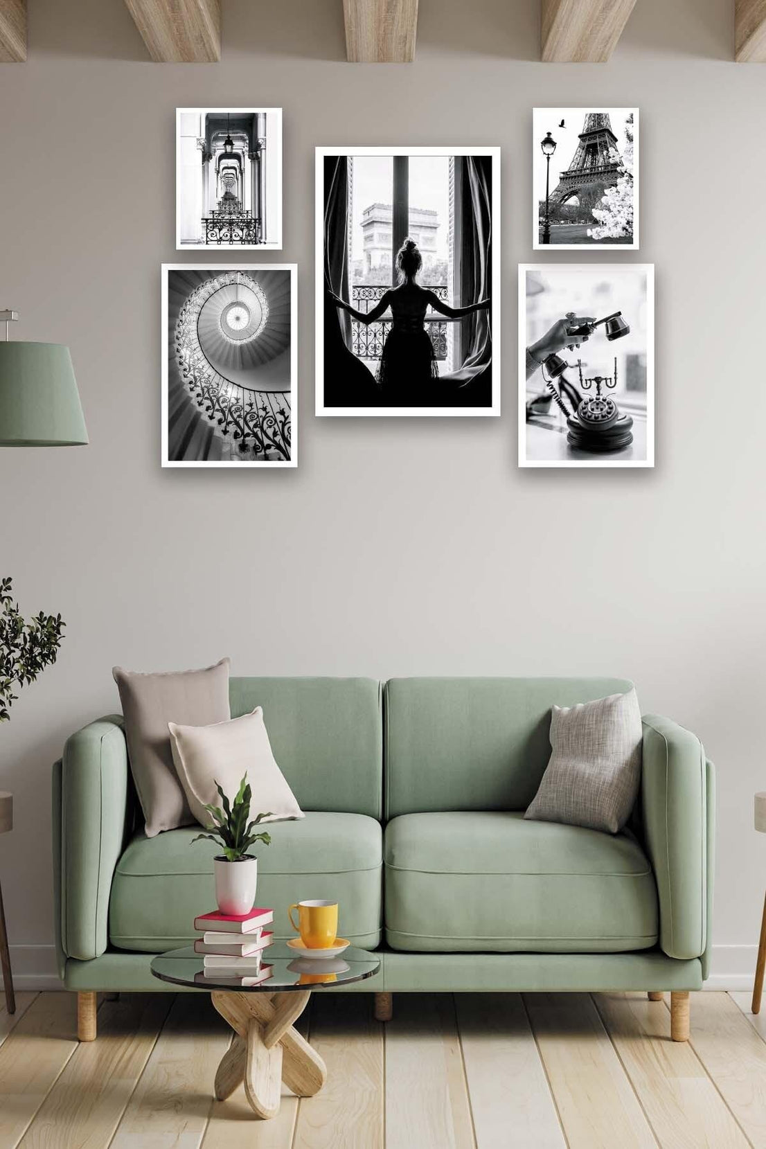 Eyfel kulesi Temalı Tablo Seti