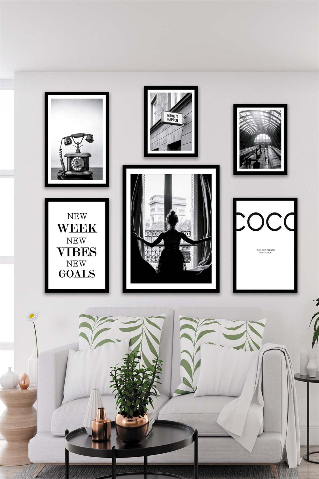 Modern Sanat Tasarım Temalı Tablo Seti