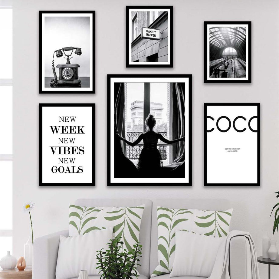 Modern Sanat Tasarım Temalı Tablo Seti