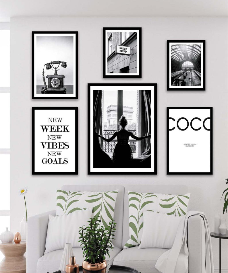 Modern Sanat Tasarım Temalı Tablo Seti