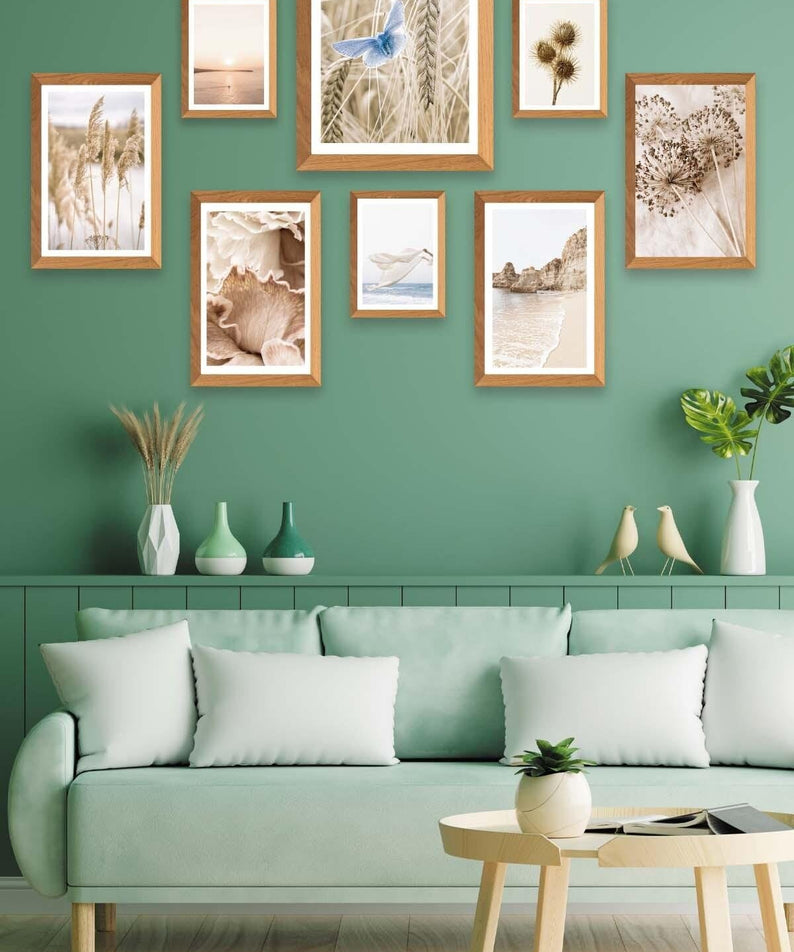 Doğa Ve Modern Sanatın Buluşması Tablo Seti