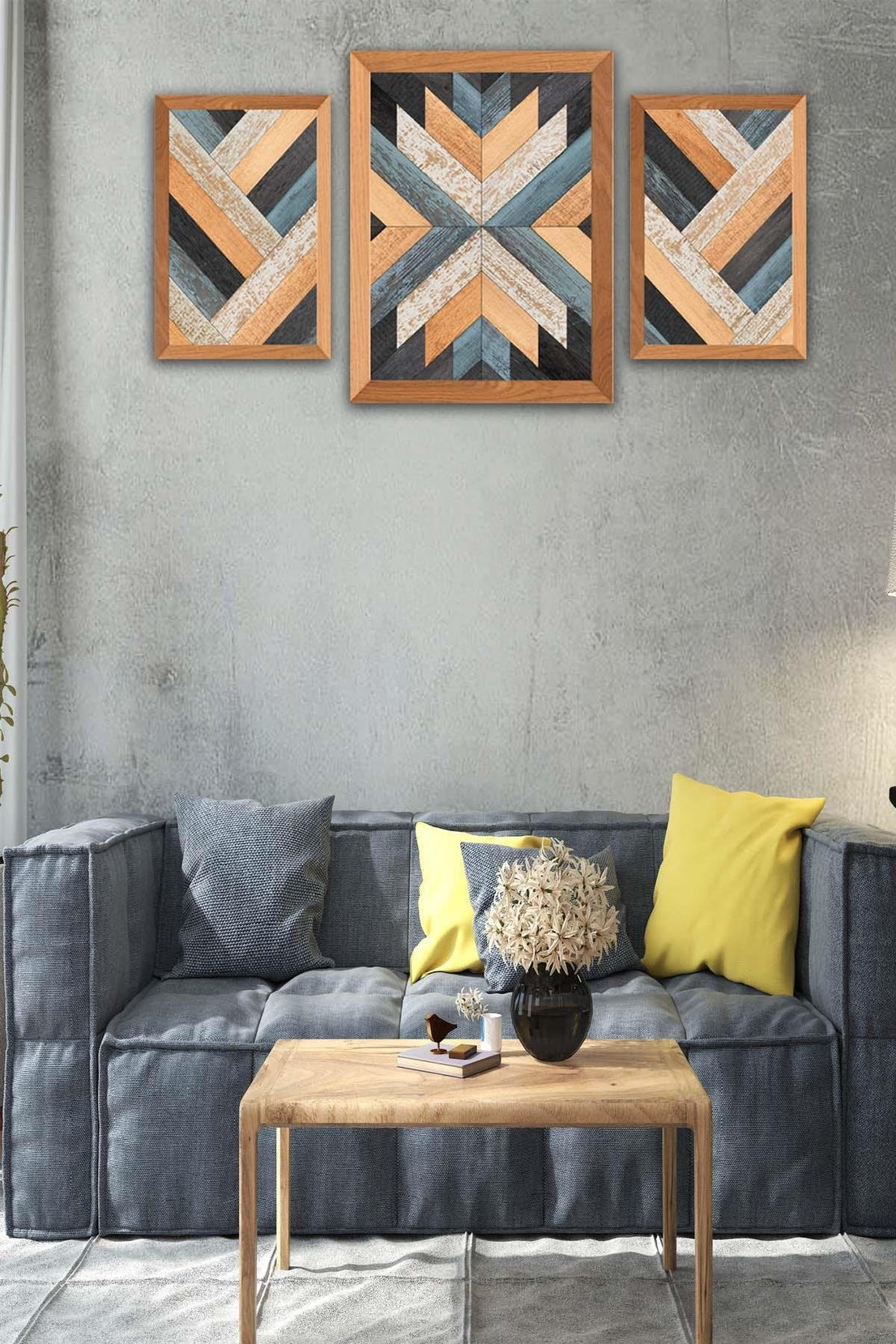 Parke Deseni Temalı Tablo Seti